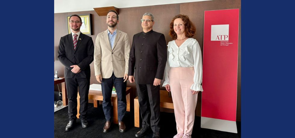 The Ambassador had a highly constructive meeting with President Ricardo Silva and Director-General Ana Paula of the Textile and Clothing Association of Portugal on 11th April 2026.